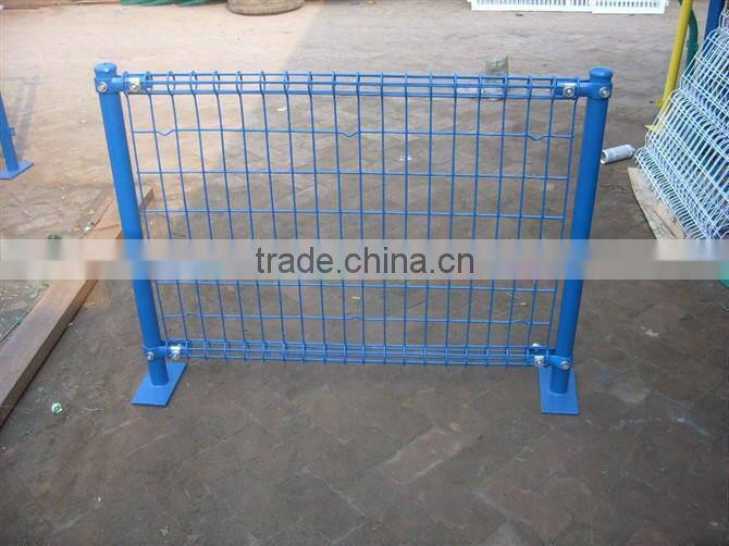 high quality powder coated double loop wire mesh metal garden Fencing/garden Double Circle Fence