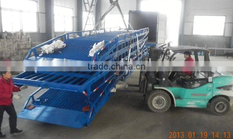 10T mobile hydraulic container yard ramp