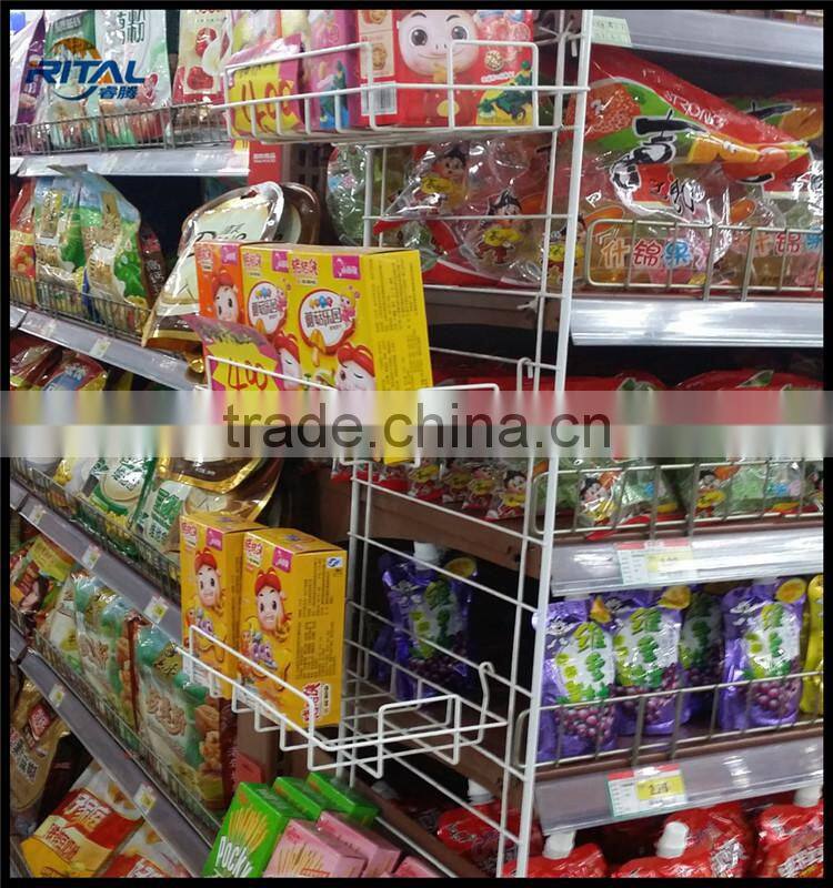 2015 Hot Sell Metal wire Material candy display rack