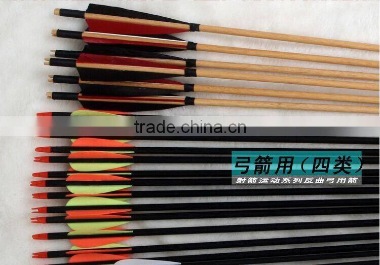 FD-16420 Hot selling archery kids bow and arrow wooden bows for teenager training or target shooting