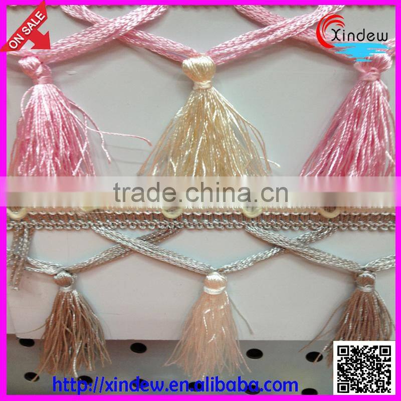 Wholesale curtain Tassel Fringe and Trimming