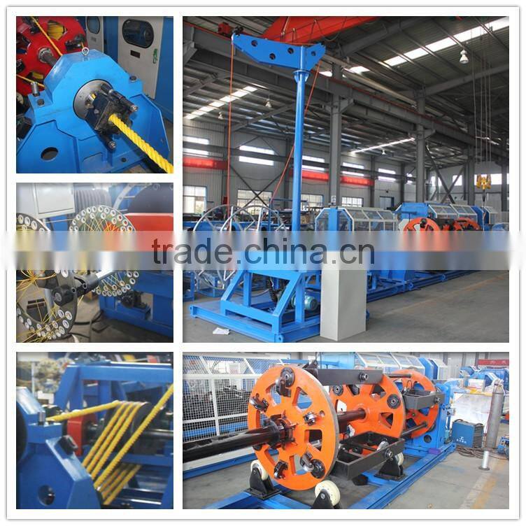 D type rope making machine for PP, PE rope/twisted rope machine: https://youtu.be/ODLBJ4em4vA