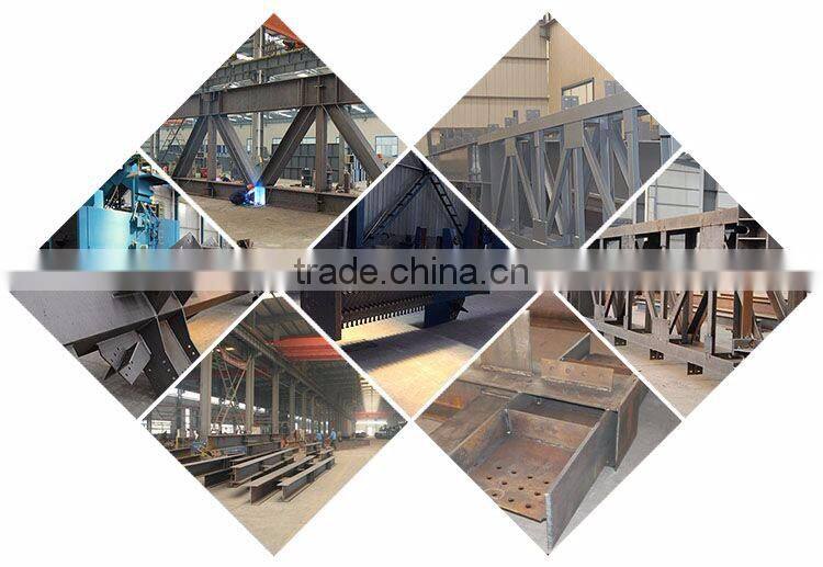 Large span light structural steel exhibition for 4S car shop