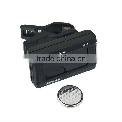 Automatic tuner LCD chromatic Headstock guitar bass ukulele function Q-7 4 IN 1