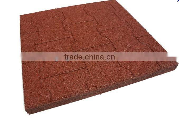hexagon shaped rubber paver