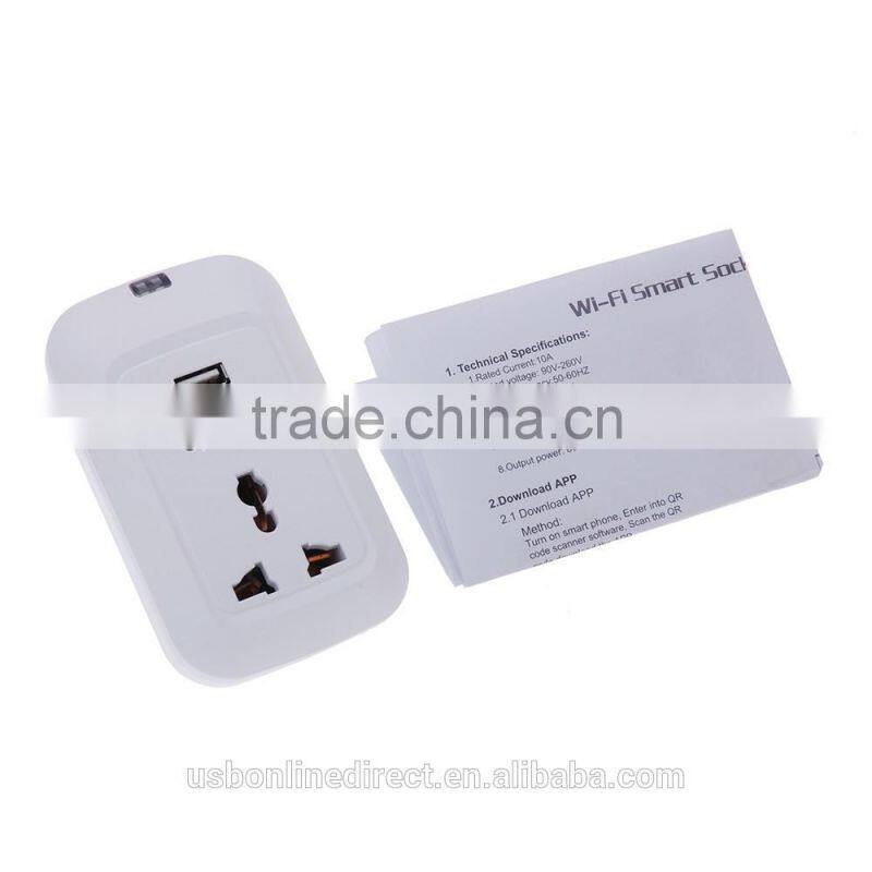 Portable Free APP intelligent automation wireless wifi socket wifi Plug EU/UK/US