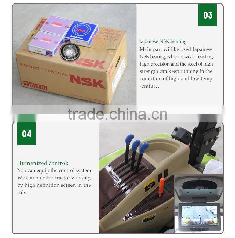 BOTON 130HP tractor DEUZT ENGINE EPA4 FIAT GEARBOX WITH FRONT LOADER