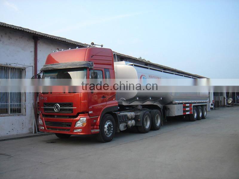 China 45000 Liters Fuel Tanker Semi Trailer For Sale