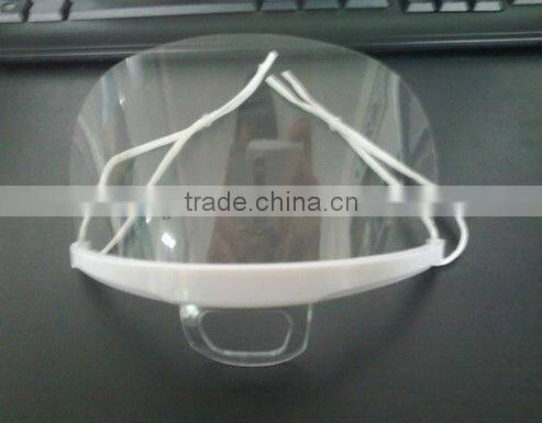 Transparent Protective Face Mask with Splash Shield