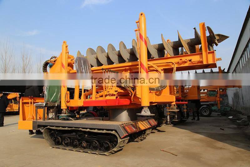 Crawler Telegraph poles trepanning machine