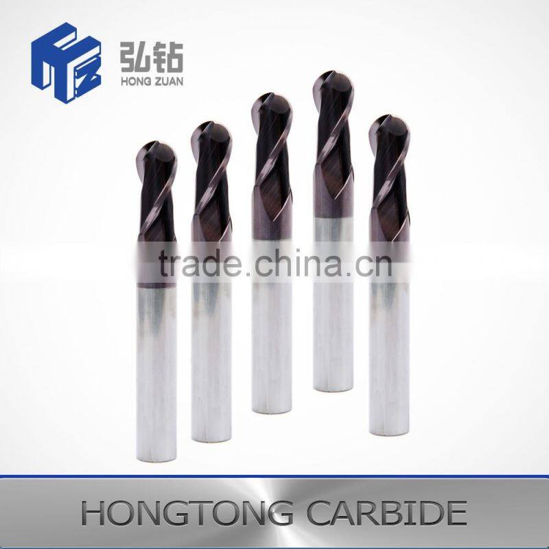Precision cutting tools made of tungsten carbide end mills