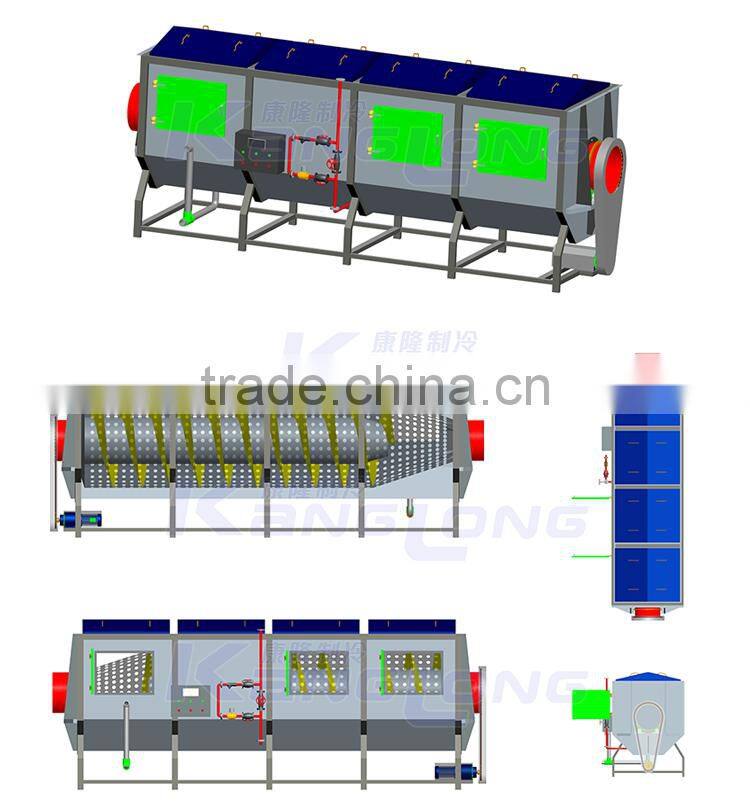 High Quality Vegetable Spiral Type Blancher