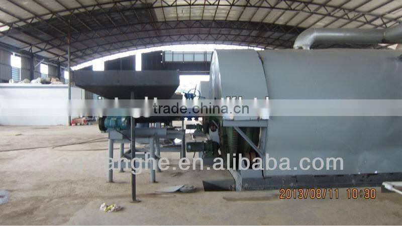 pollution free Tire to diesel recycling plant 40% diesel oil rate 12-15ton