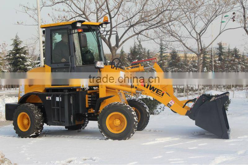 CE track loader zl-15 with pallet fork,air conditioning,mini loader 4x4