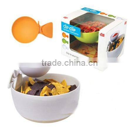 dip clip dip bowl Mini Plastic Dip Clips Dip dish Plastic Bowl With Clip