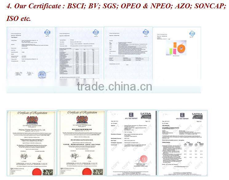 15 years of quality assurance Very high quality pp nonwoven fabrics