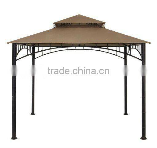 Elegant mental pavilion with 2 roofs