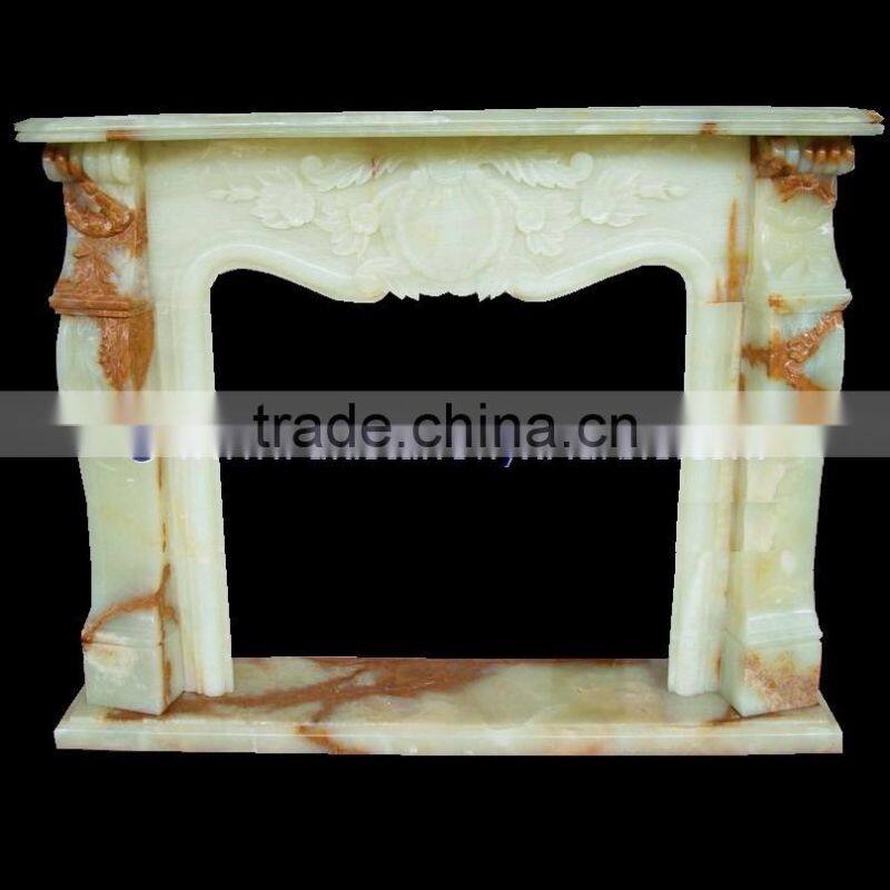 PAKISTAN SUPPLIER ONYX FIREPLACES HEART FLOWER HANDCARVED