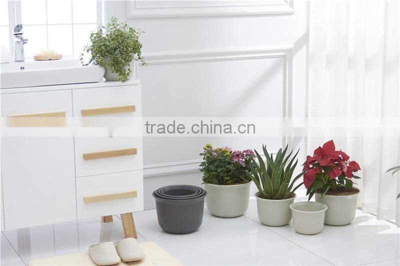 Plastic Round succulent Plant Pot/Cactus Plant Pot Flower Container