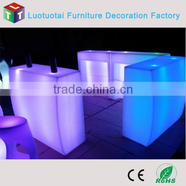 led bar counter rechargeable battery operated led straight bar counter