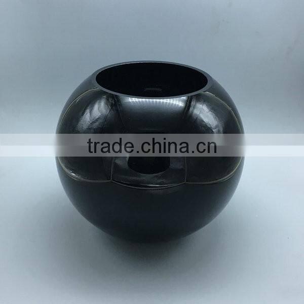 handblown colored glass vases