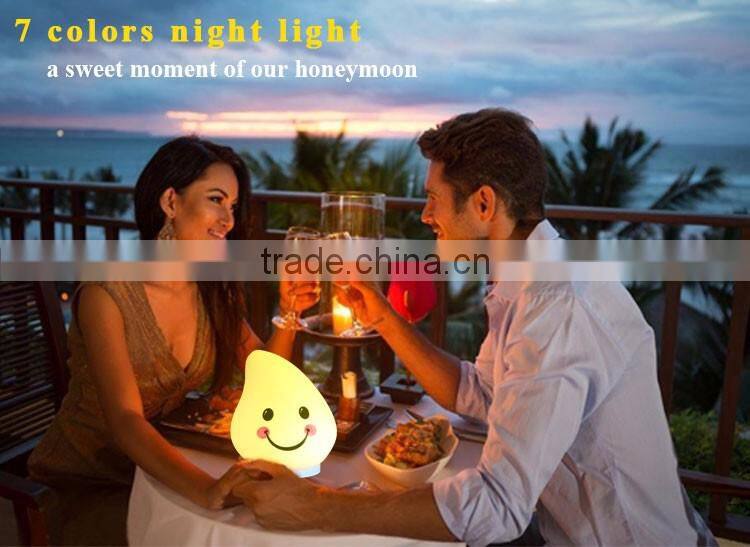 logo printing mood sensitive led night light lamp night sensor