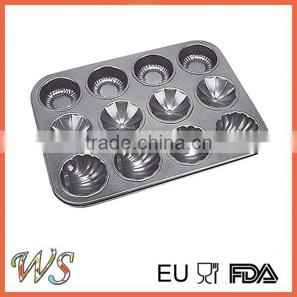 12 Cups Carbon Steel Baking Multi Pan