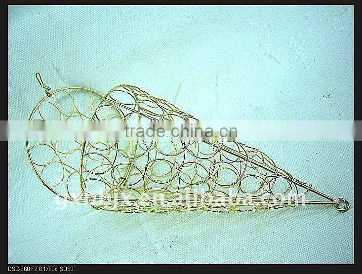 Gold iron wire decorative small ice cream craft