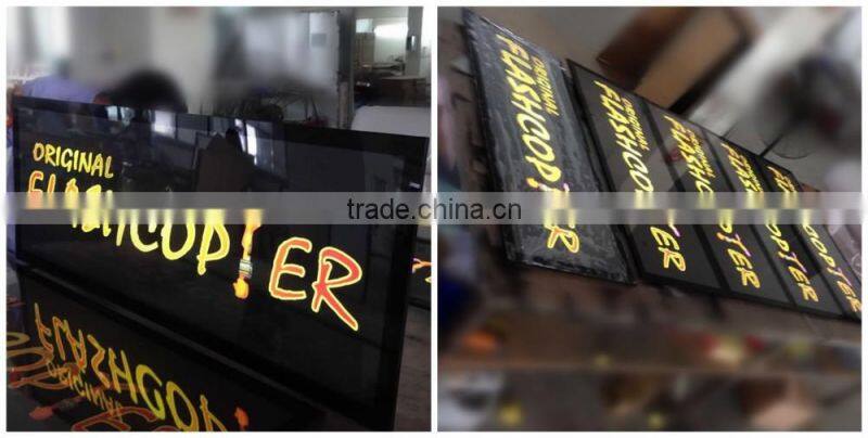 Custom made full color round and square lighting bar sign