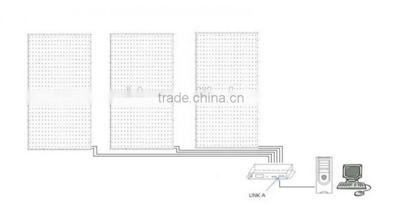 wedding DJ backdrop led star cloth