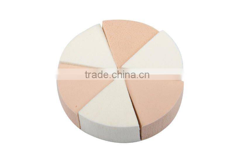 Hexagon Latex Wedge Sponge Block as cosmetic sponge