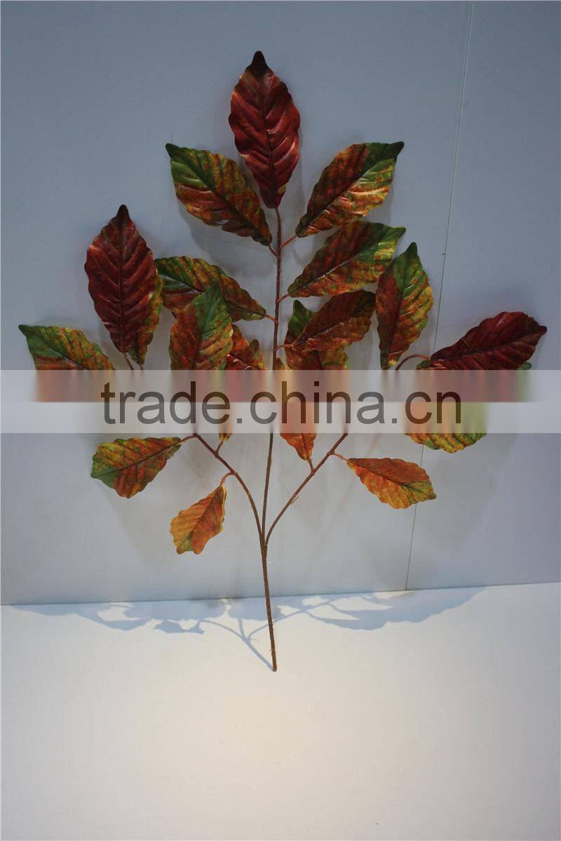 brand name artificial plants artificial leaf branch green leaf decor gingko leaf