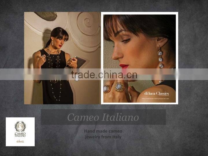 Alibaba Wholesale 925 Sterling Silver Handmade Pendants Made in Italy P32 cameo13mm