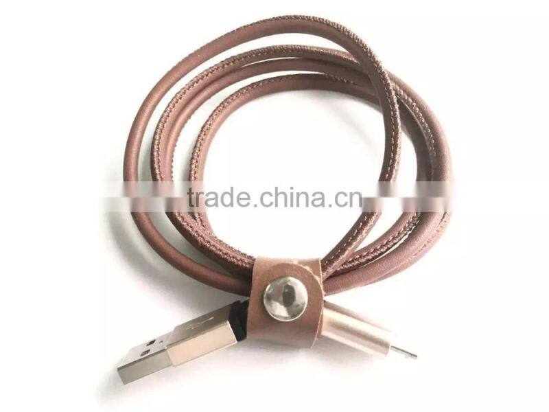 For Common LM 2 connector in 1 cable for iphone and android charging and sync