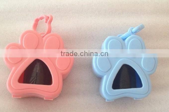 Colorful cat Pet Waist Pick up Kit & Bags poop scoop pooper scooper