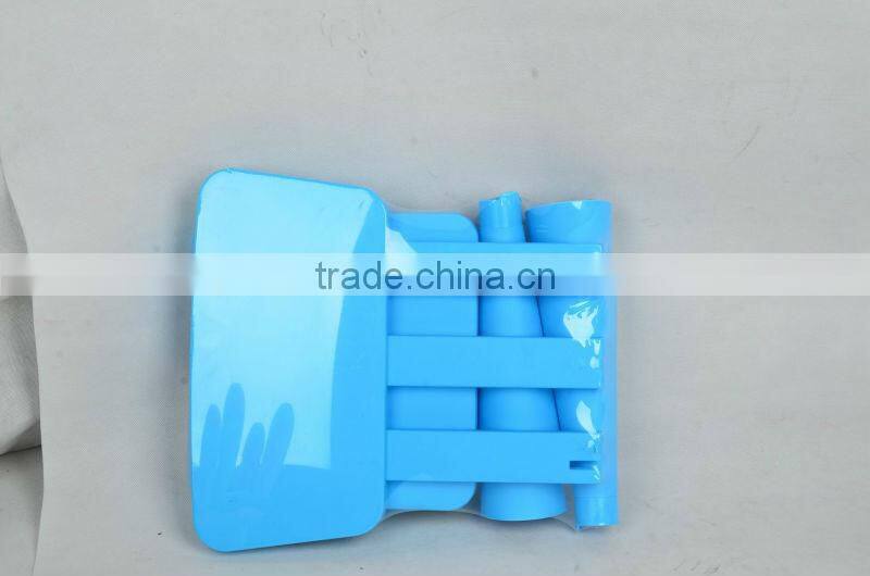 colorful square shape kids chair with four iron legs