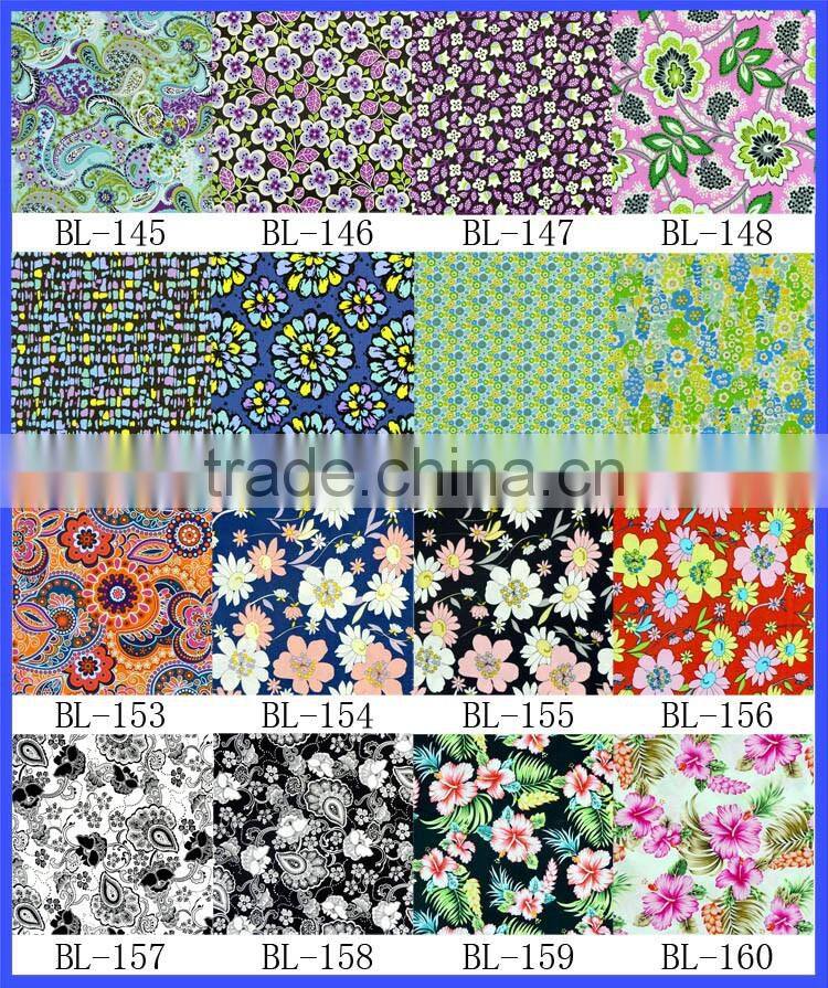Wholesale Cheap Cotton Printed Fabric Floral Cotton Knitted Fabric Stylish 100% Cotton Fabric