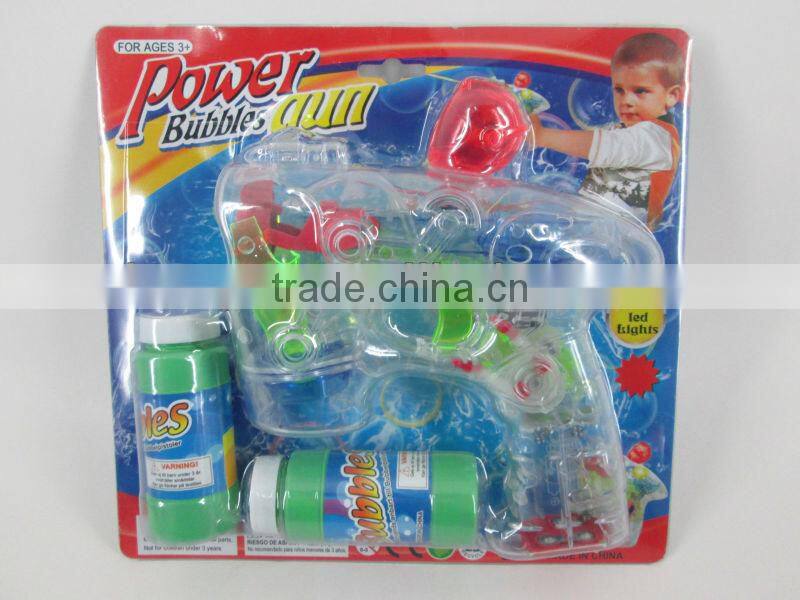 electronic flashing bubble gun/bubble game/ bubble toy