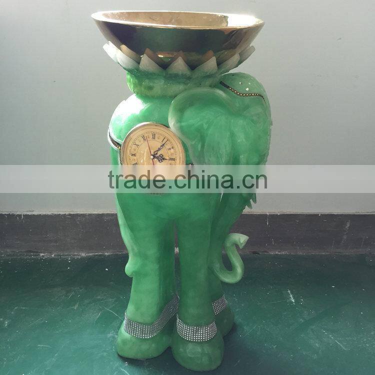 Polyresin elephant home decoration