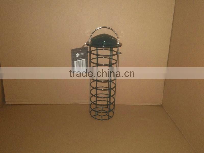 Hanging humming bird feeder