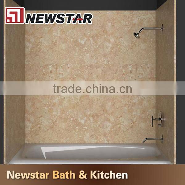 Customize accept China polished artificial marble tub surrounds