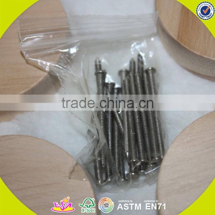 2017 new products educational wooden kids diy toy W03B051