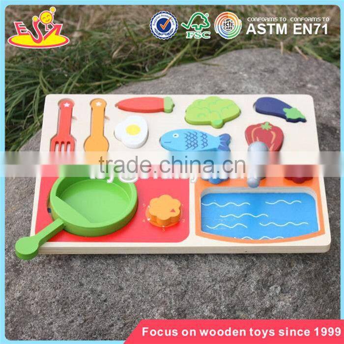 wholesale preschool play food wooden cooking toys new design wooden cooking toys for kids W10B187