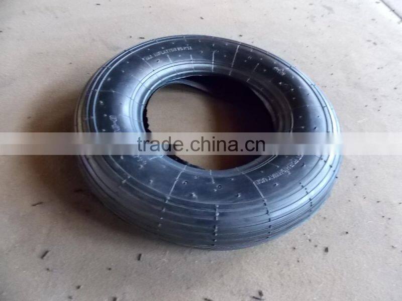 16inch Line pattern wheelbarrow tyre 4.80/4.00-8