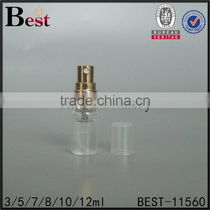 3ml 5ml 10ml mini cosmetic perfume spray bottle empty clear perfume spray bottle atomizer pocket sized perfume spray bottle