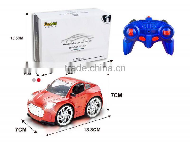 intelligent voice control 4ch remote control metal car