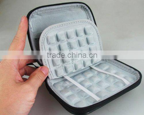 Black Hard EVA Shockproof Carrying Case Pouch Bag for hard disk drive(Z-EV-006)