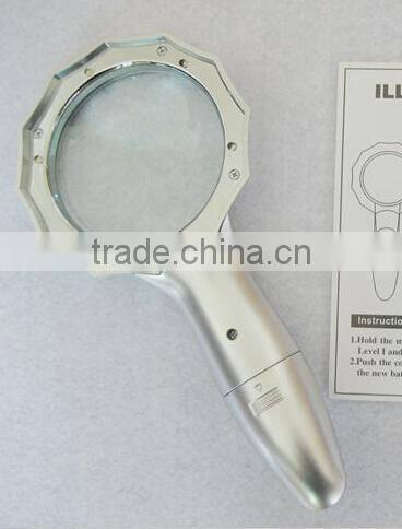 Handheld Magnifier with Light
