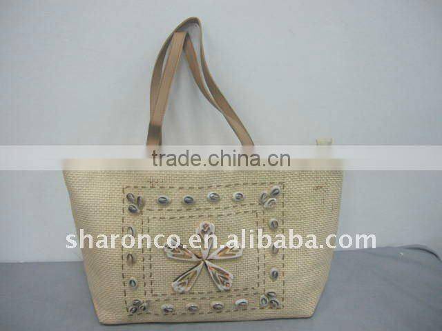 Colourful fashion bag with fabric lining