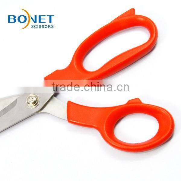 S14015S FDA qualified 9" plastic handle professional tailor different types of scissors